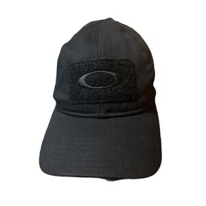 Oakley SI Standard Issue Cotton Baseball Cap, Black, Small-Medium